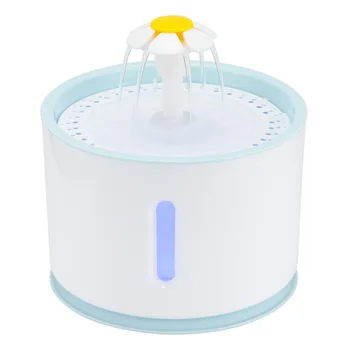 

2.4L Automatic Pet Cat Water Fountain with LED Electric USB Dog Cat Pet Mute Drinker Feeder Bowl Pet Drinking Fountain Dispenser