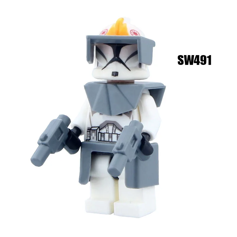 

Single Sale Super Heroes Star Wars 491 Pilot Model Mini Building Blocks Figure Bricks Toys kids gifts