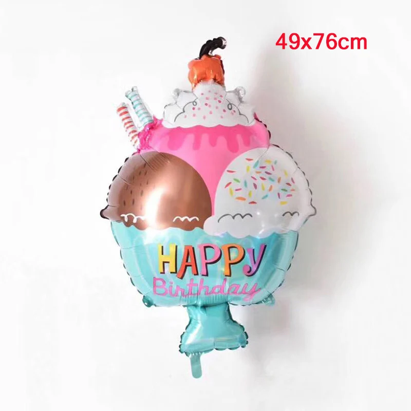 Donut Party Donut Wall Wedding Party Decoration Disposable Tableware Set Ice Cream Party Balloons Kids 1st Birthday Decorations - Цвет: 1pcs balloons 6