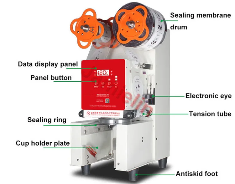 electric cup sealing