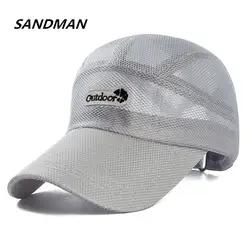 SANDMAN Для мужчин и Для женщин летний открытый Snapback шляпа солнца кости Обувь с дышащей сеткой Gorras Повседневное спортивные сетки Для мужчин