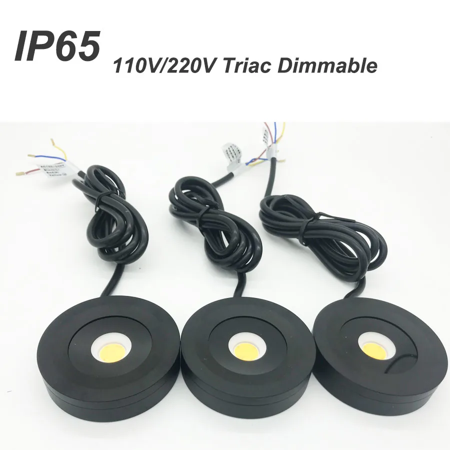 Interior ao ar 240 Ip65 Triac Pode Ser Escurecido Mini Lâmpada Led Downlight 80ra Gabinete Iluminação Casa Livre Luz 3 w 110 v 220 11 Luzes e Iluminação