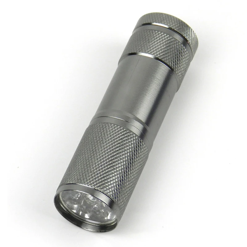 AIMIHUO 9 LED UV Flashlight Mini 395nm Ultraviolet Lamp Flashlight LED Check Money Detection UV Torch Lantern For 3AAA Battery (15)