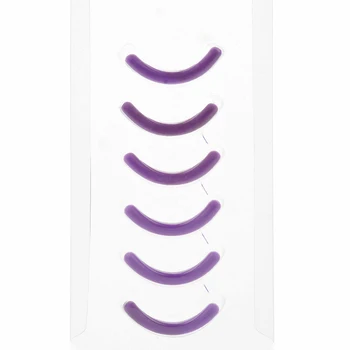 

Women Rubber Eyelashes Circle Protector Eye Lashes 6pcs Mini Eyelashes Replacement Pads For Eyelash Curler Makeup Random Color