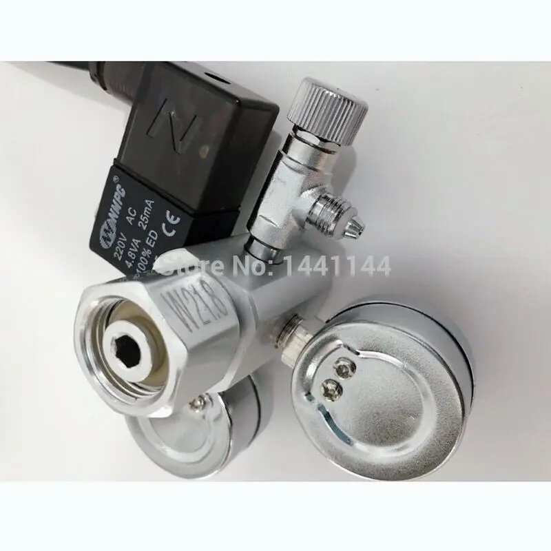 Аквариумный регулятор CO2 W21.8 G5/8 220 В Магнитный соленоидный обратный клапан