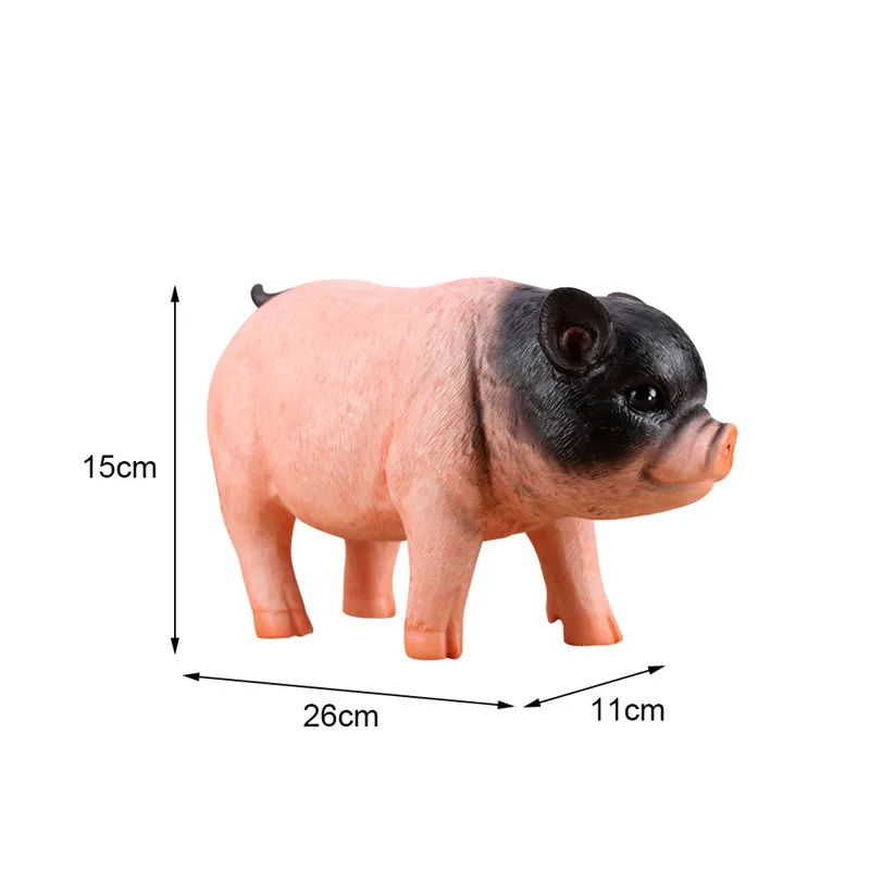 

Children's Simulation Resin Piggy Bank Three-color Pig Children's Coin Collection Box