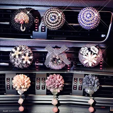 Автомобиль Стайлинг роскошный автомобиль украшения девушка изысканный алмаз Кондиционер Выход автомобиля освежитель воздуха агент духи вентиляционное отверстие клип