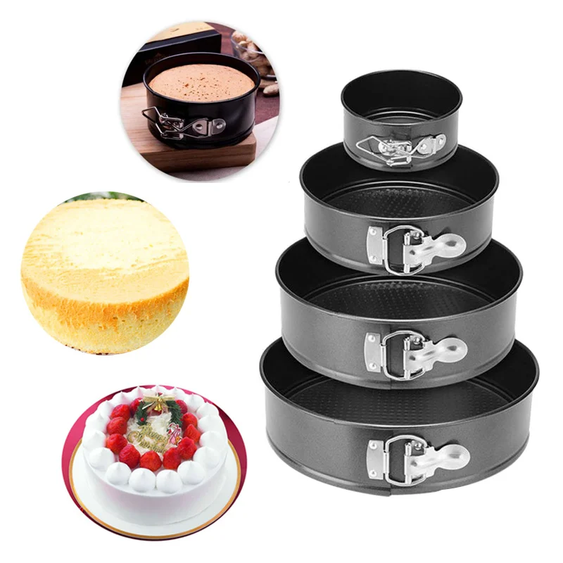 

Kitchen Cake Tool Baking Pans Cake Mold Metal Round Baking Dish Bakeware Non-Stick Metal Bake Mould Removable Bottom Bakeware