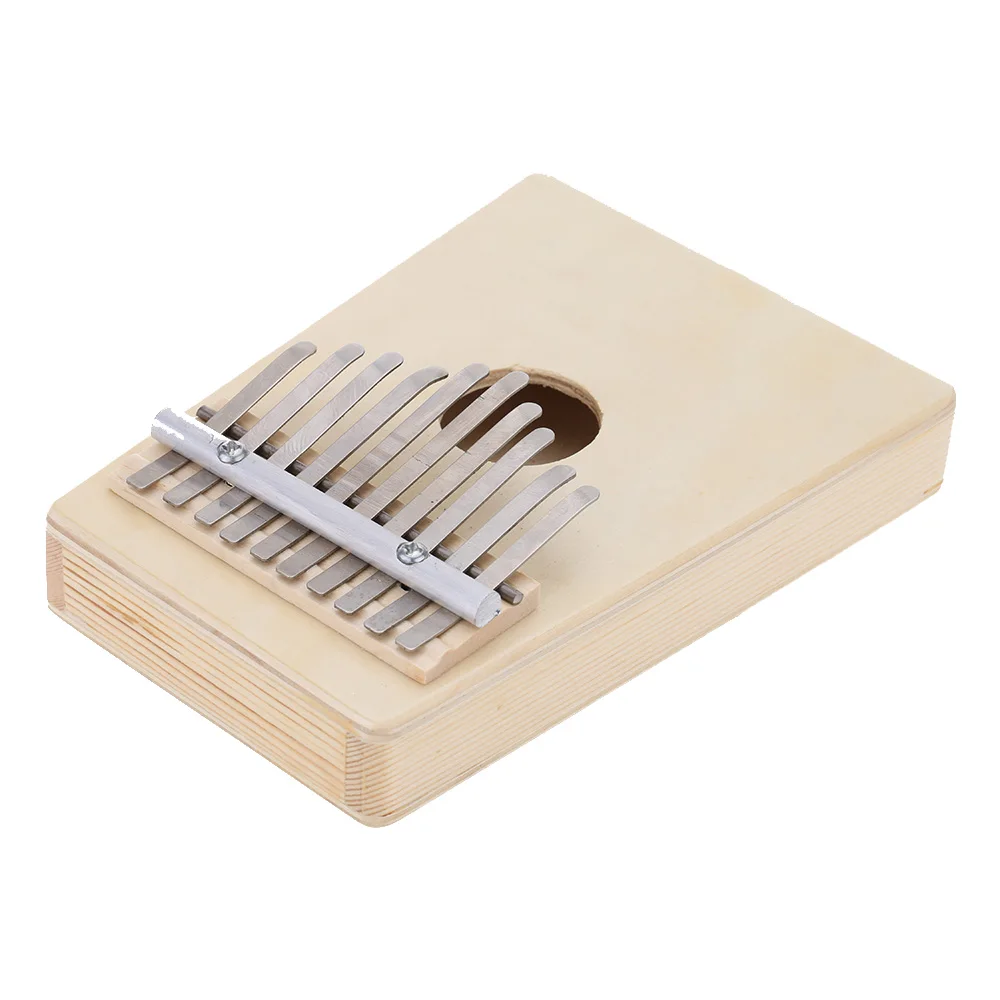 10 ключей мбира палец музыка пианино полый сосновый образование игрушечный музыкальный инструмент для любителей музыки и начинающих