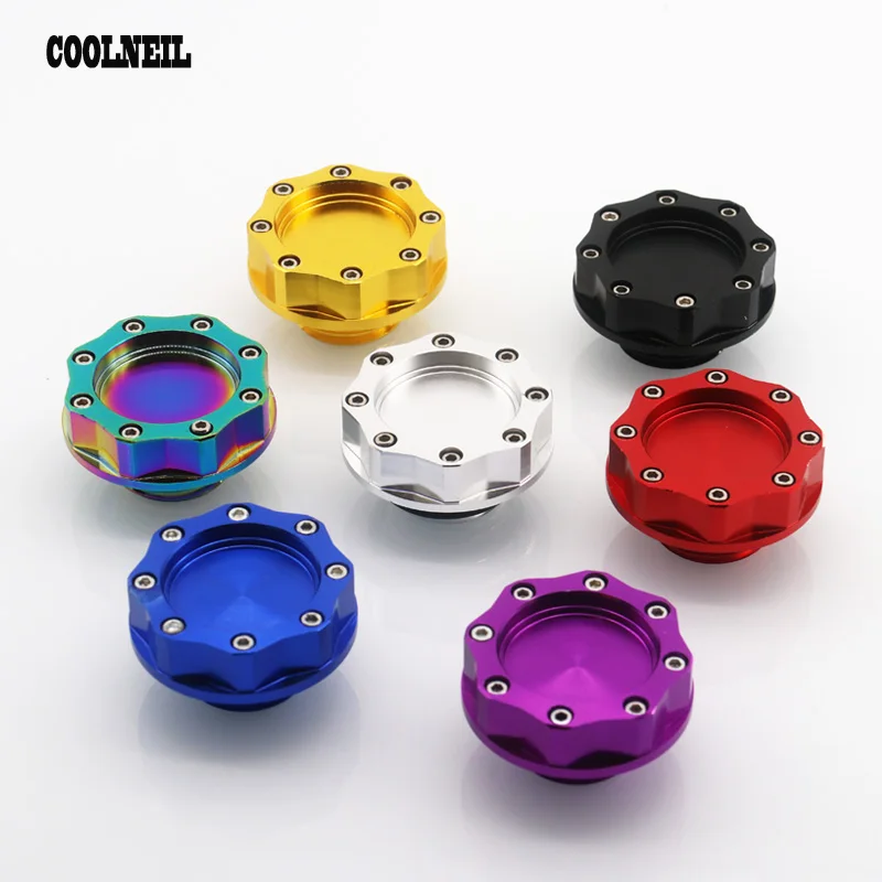 

Aluminum JDM Style Oil Filler Cap Racing Engine Oil Cap Oil Fuel Filler Cover Tank Cover Cap Oil Fuel Tank Cover For Honda