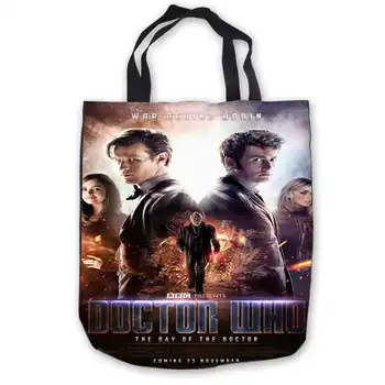 

Custom Canvas Doctor-Who-Fashion Tote Hand Bags Shopping Bag Casual Beach HandBags Foldable 180911-01-10