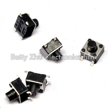 

1000PCS/LOT 4.5 * 4.5 * 4.3MM SMD Tact Switch 4-pin button switch