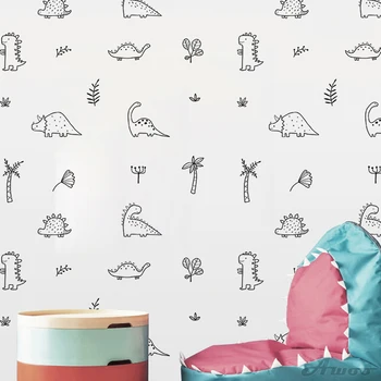 

YQT069 Creative Animal Wall Sticker Wallpaper Furniture Cabinets Decal Kids baby Room Decoration Home Decor