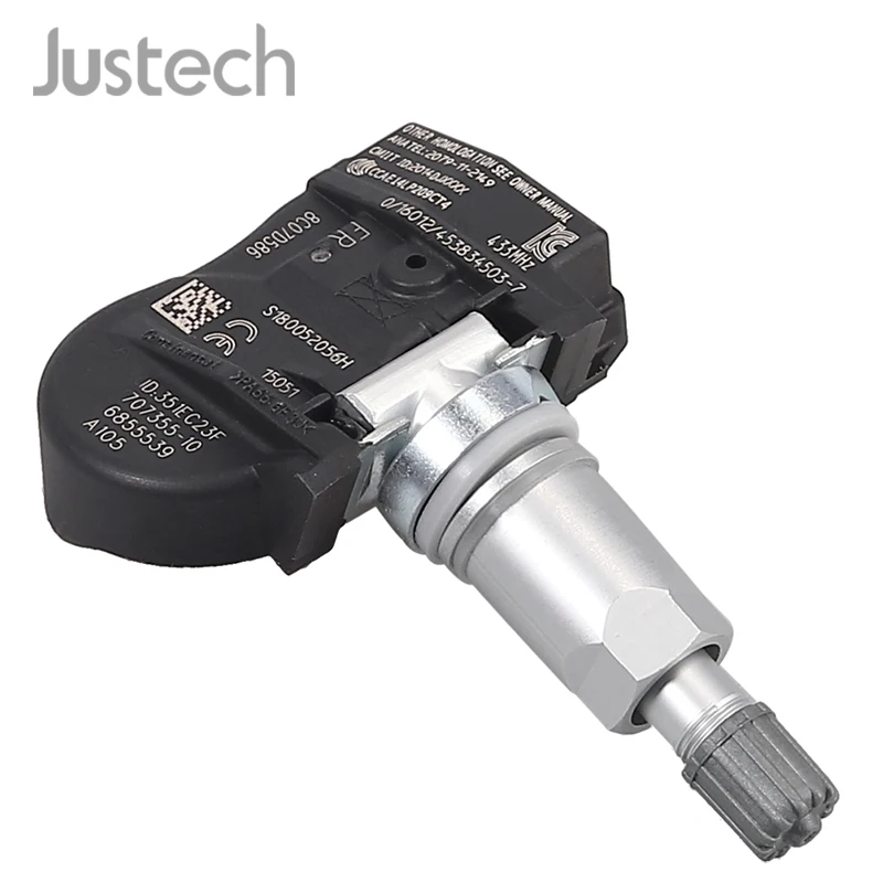 

Justech New 433MHz Tire Pressure Sensor TPMS 36106881890 For BMW 1 Series 2 Series 3 Series 4 Series 5 X1 X2 X5 X6 RDK Sensor