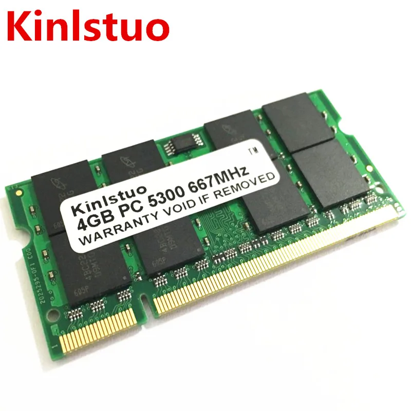 Абсолютно Sodimm DDR2 667 МГц PC5300 DDR2 4 ГБ для материнских плат ноутбука чипы GL40, GM45, GS45, PM45, PM65, PM945, 965 чипы