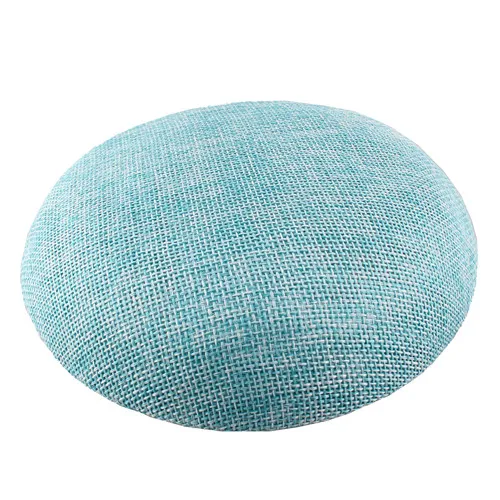 turquoise Стиль желтый 15 см имитация Sinamay круглые вуалетки база для женщин Свадебная вечеринка шапки millinery аксессуары для волос 10 шт./партия - Цвет: turquoise