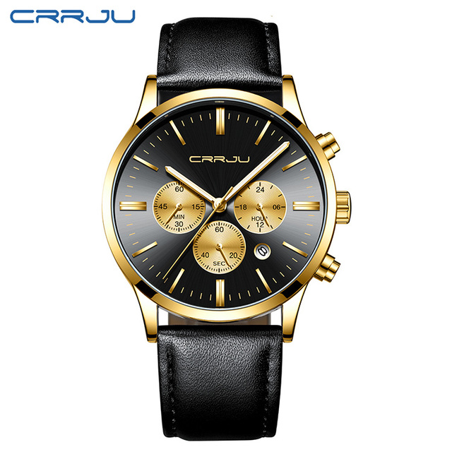Men Military Sport Watches Mens Chronograph Analog Watch Waterproof Stainless Steel Quartz Male Clock Relogio Masculino