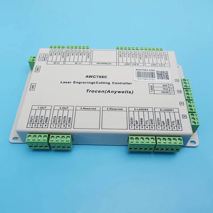 

Colorful display Laser Engraving cutting control system AWC708C lite laser control main board wholesale for Co2 laser parts