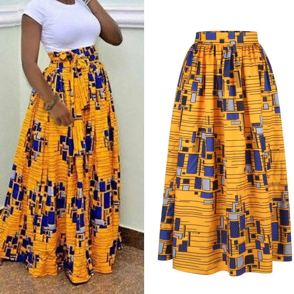 plus size african print maxi dress