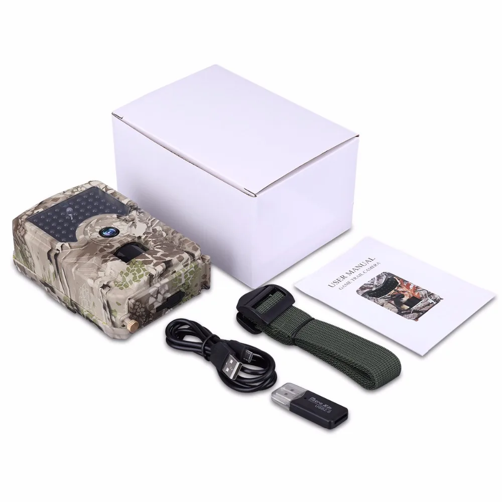 Trail Camera HD Hunting Camera 1080P 49pcs IR Wildlife Motion Activated Night Vision Trail Camera Video Recorder Photo-traps (6)