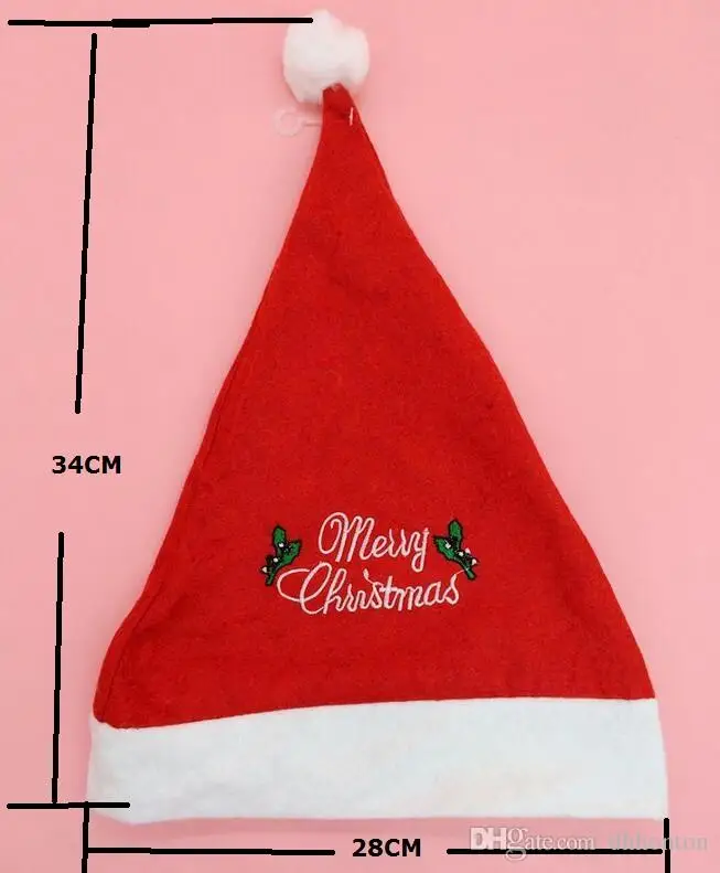  Christmas Decoration hats Santa`s hat High-grade Christmas hat/Santa Claus hat Cute adults Christmas Cosplay Hats CH011