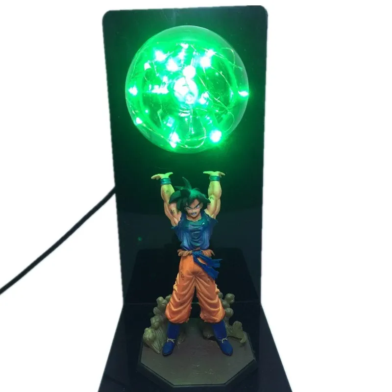 

Dragon Ball Z Goku Spirit Bomb Action Figures Led Lamp Toy Anime Dragon Ball Super Son Goku Figurine Toy Gifts