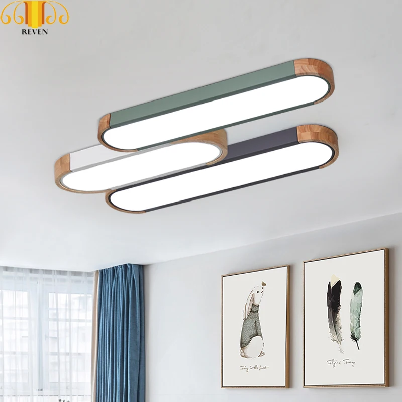 

RAVEN Iron macarons Dimmable Led Ceiling Lights Living Room Led Ceiling Light Fixture
