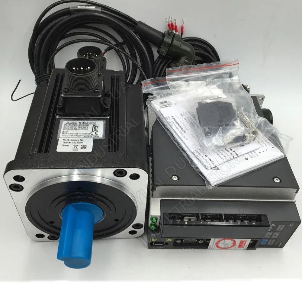 New Delta AC servo motor drive kit with brake NEMA42 1500W 1.5KW 7.16NM