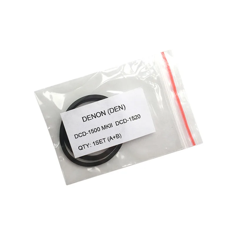 Rubber Drive Belt Belts Rubber For Denon DCD 1500 MKII DCD-1500 II DCD-1520 DCD 1520 Riemen-Set Belt Kit Courroie Cinghia CD Player Spieler