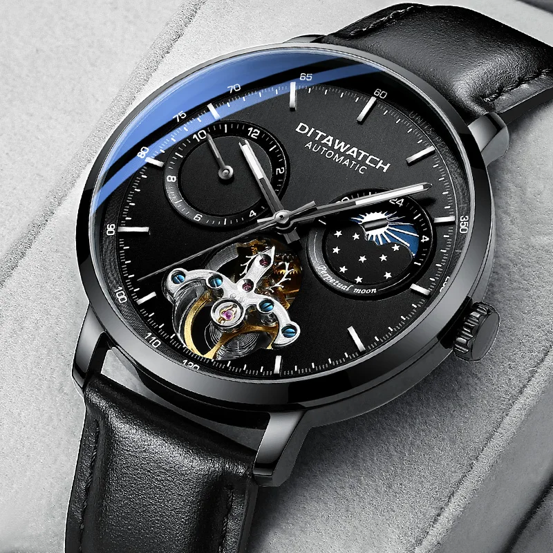 Часы relojes oem с логотипом турбийона автоматические механические наручные часы из