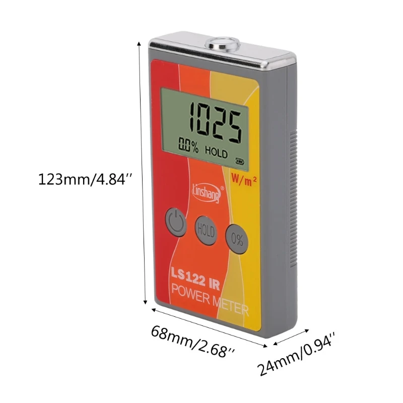 LS122 IR Solar Power Meter infrared intensity with Rejection Value Energy Tester LS122 IR Solar Power Meter infrared intensity with Rejection Value Energy Tester