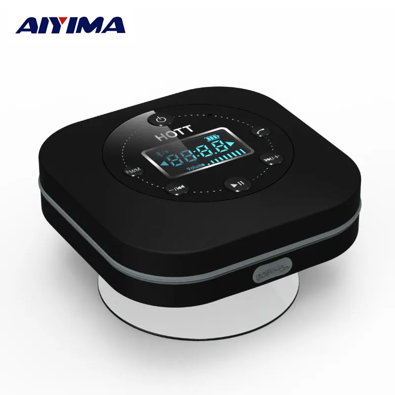 AIYIMA портативный Bluetooth динамик водостойкий Handfree профиль Встроенный FM часы и микрофон беспроводной Bluetooth динамик s - изображение
