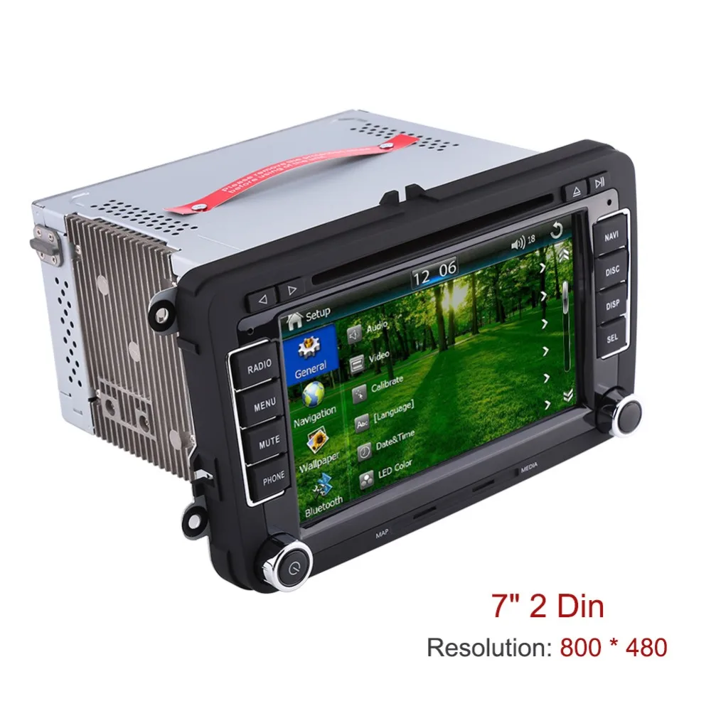 

2 Din 7" DVD Player Car Radio Car PC Stereo Head Unit GPS Navigation for VW/VW/PASSAT/Golf/Skoda/Seat