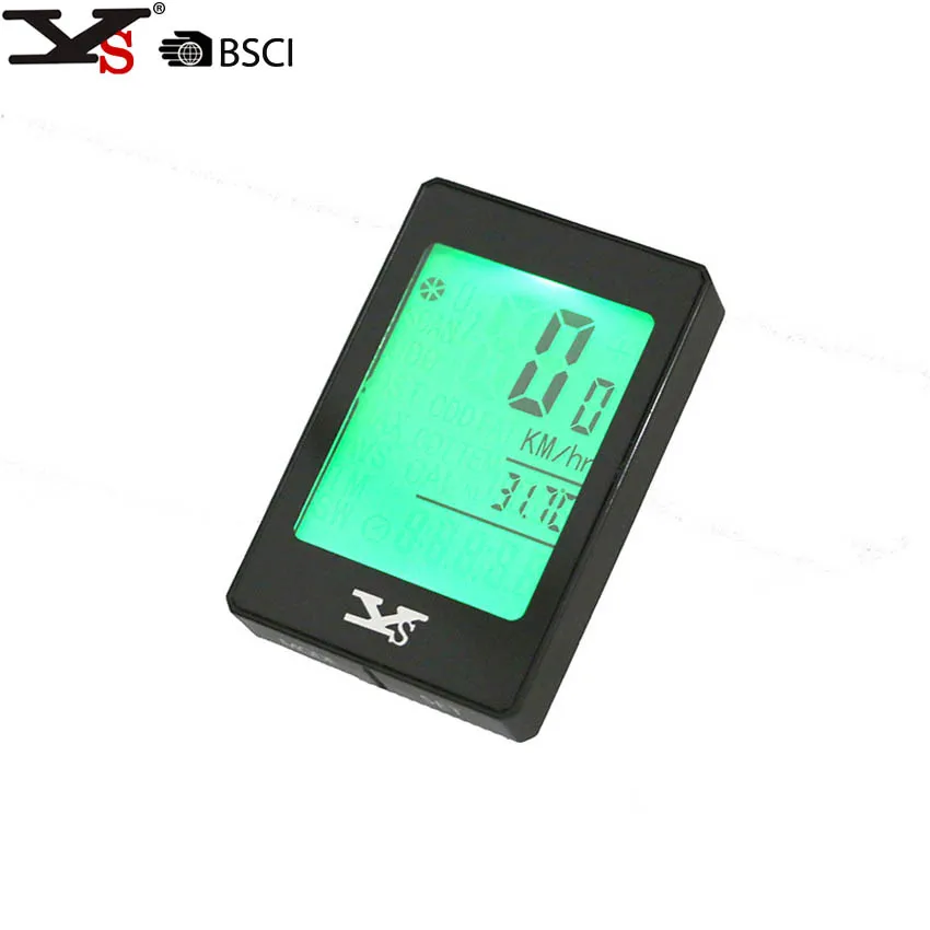 

Bike Computer Wireless Odometer bicycle Speedometer Stopwatch LCD Backlit Waterproof