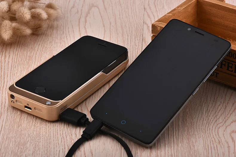 4200 мАч чехол для зарядного устройства для iPhone5 5S se резервная батарея беспроводная зарядка внешний аккумулятор портативный внешний чехол для телефона