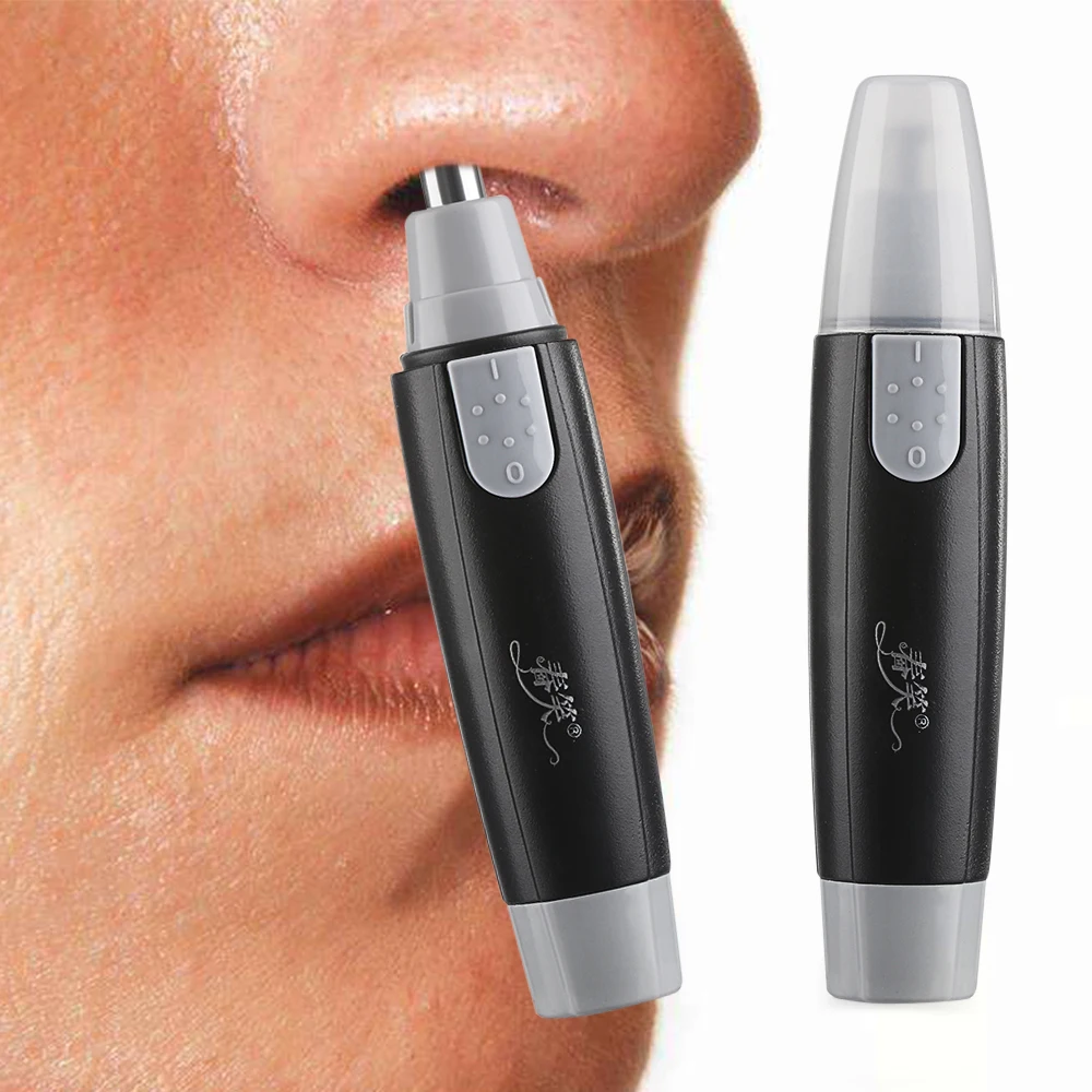 

1pc Super Cordless Nose Ear Face Hair AA battery Shaver Remover Trimmer Shaver Cleaner Epilator