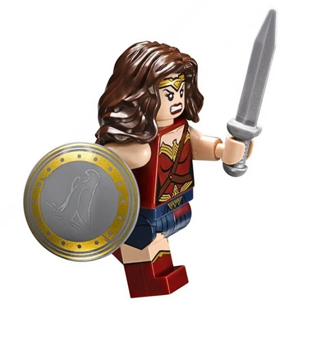 

Single Sale Super Heroes Star Wars Wonder Woman Superman Fairy Pajamas Batman Building Blocks Bricks Toys for children PG009