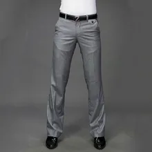 Новые брюки с микророгом мужские деловые белые прямые брюки с широкими штанинами мужские повседневные брюки с большими штанинами деловые штаны для мужчин