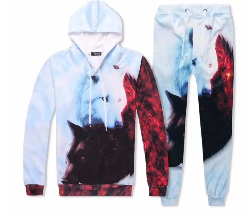 jogging pants and hoodies