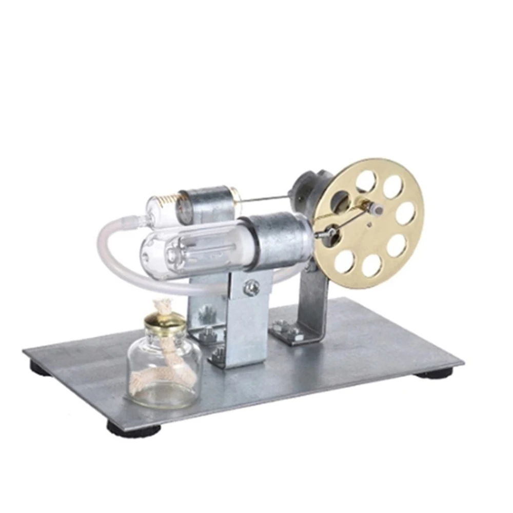 

Funny DIY Mini Air Stirling Engine Motor Model Educational Steam Power Toy Electricity Learning Model Toys For Children Adult