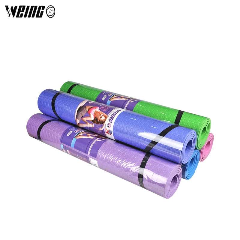 

WY48 PE Non-slip Yoga Mat Comfortable Multifunctional Sports Yoga Mat For Fitness Gym Colchonete Mat For Beginner Edge Covered