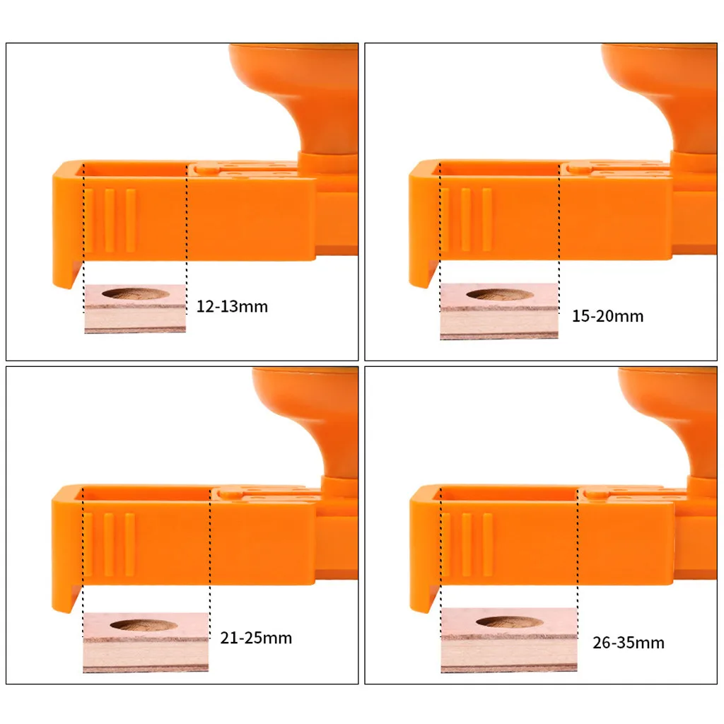 160x52x35mm Woodworking Inclined Hole Locator For Splicing Of Plates Oblique Hole Drill Tools Plastic 11