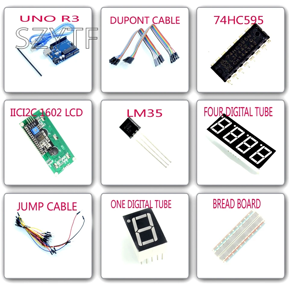 RFID стартовый набор для Arduino UNO R3 обновленная версия Обучающий lcd 1602 с розничной