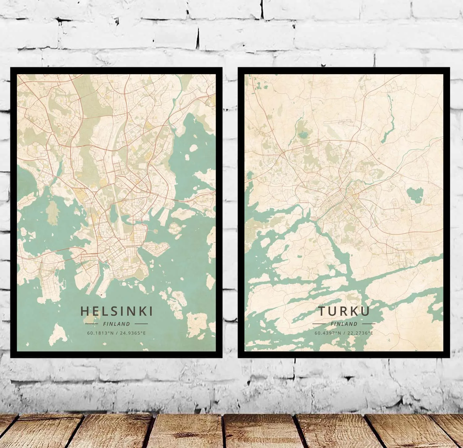 

Helsinki Turku Finland Poster