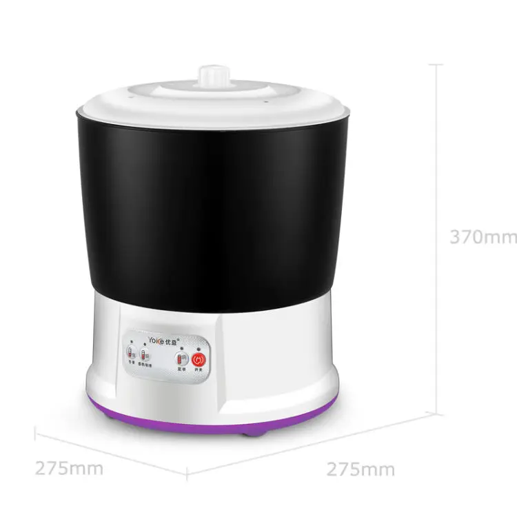 Electric multifunctional bean sprouts machine 8.5L 220V 20W 360 irrigation temperature control 3 seasins modelY07207