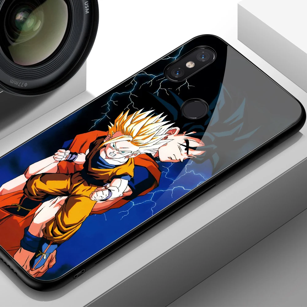 Чехол для Xiaomi mi 8 se, закаленное стекло, жесткая задняя крышка Dragon Ball Z, чехол для телефона для Xiaomi mi 6 8 9 SE lite mi x 2 2s3 max 3