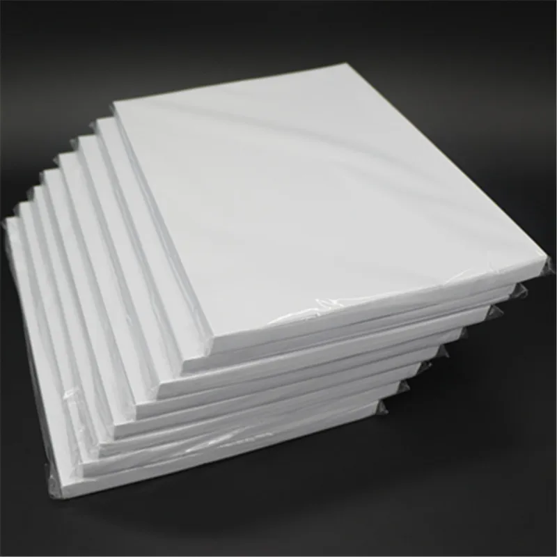 Brightness White Glossy Art Paper 115gsm 135gsm 160gsm Double Sides Coated  / Inkjet Printing Paper