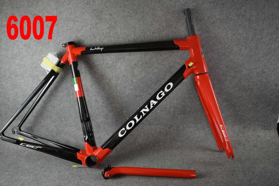 Discount 28 colors Colnago C60 c64 frame Carbon Bicycle frameset Road Bike Frame bicycle glossy frame set 7