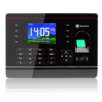 

Realand TCP/IP 125Khz RFID Card and Fingerprint Time Attendance Support Spanish & Aribic Language Attendance Terminal