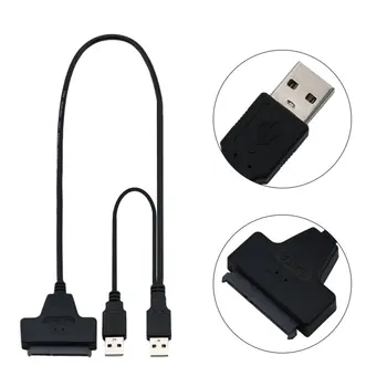 

NEW USB 2.0 to SATA 22Pin Cable for 2.5inch HDD Hard Drive Solid State Drive In stock!